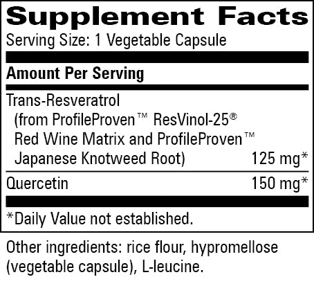 
                      
                        Trans Resveratrol w/ Quercetin
                      
                    